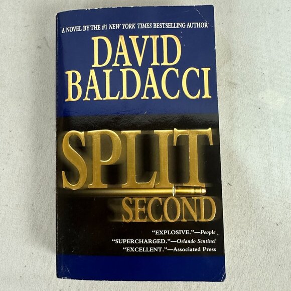 Split Second By David Baldacci 2003 Paperback First Edition Warner Books - Picture 1 of 3